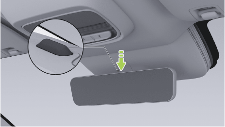 Original G6 2025 RHD digital mirror switch