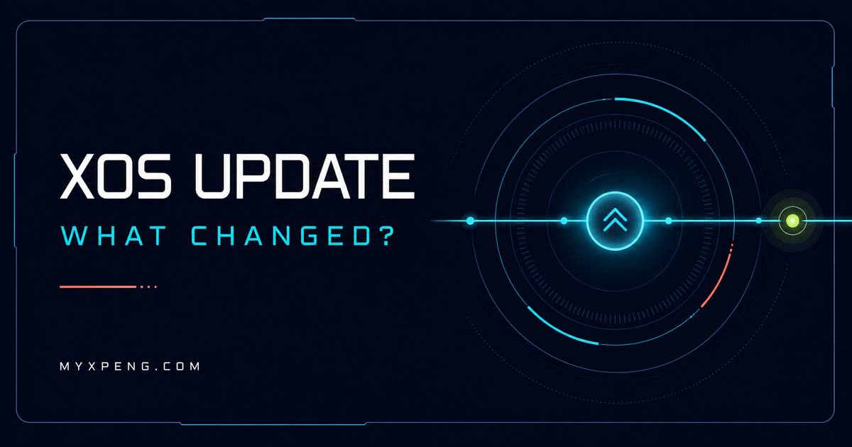 XPENG software update share graphic